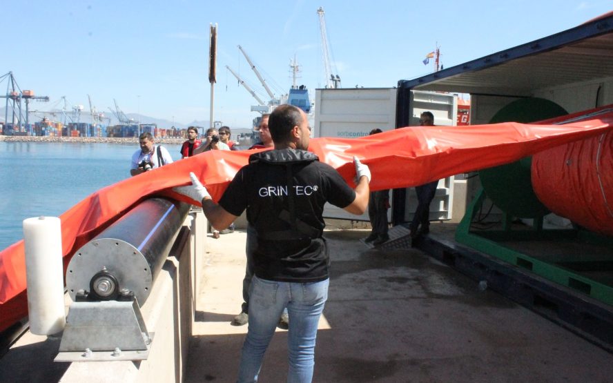 Oil Spill Self Inflatable Containment Boom